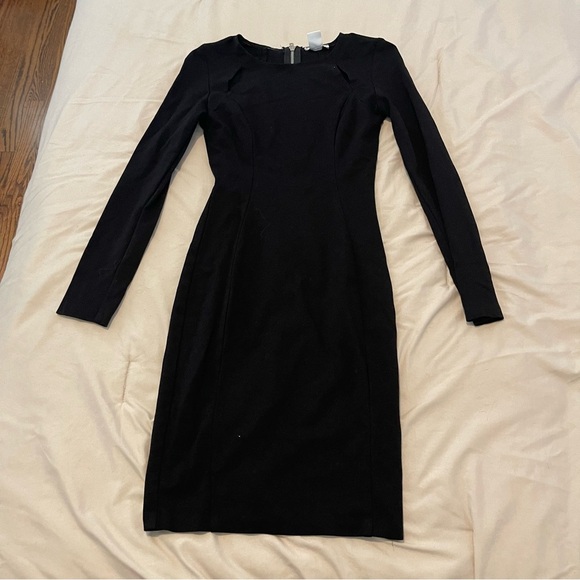Bar III Dresses & Skirts - Bar III Classic Black Long Sleeve Dress Size S